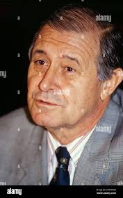 Archives 90ies: Raymond Kendall, General Secretary of Interpol, Lyon,  France Stock Photo