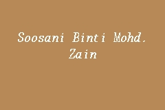 Datuk nuriz atau datuk nurie. Soosani Binti Mohd Zain Advocate And Solicitor In Mont Kiara
