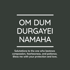 Summon Your Warrior Strength To Do The Thing The Thing That Is Hard But You Know To Be The Right Healing Mantras Meditation Mantras Affirmations Durga Mantra