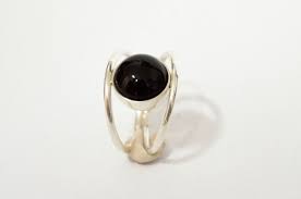 Black And Silver Ring Ladies Black Onyx Silver Ring Gemstone Silver Ring Black Stone Ring Silver Engagement Rings Black Diamond Ring