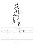 Find the perfect jazz dancing stock illustrations from getty images. Jazz Dance Coloring Page Twisty Noodle