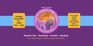 Psychic Affairs of Maryland - November 2026
