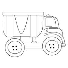 Try to color cement truck to some extraordinary! Printable Coloring Pages For Kids Trucks Drawing With Crayons