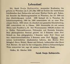 Der lebenslauf, auch curriculum vitae genannt, dokumentiert deinen werdegang. Zum Tod Der Pazifistischen Revolutionarin Sonja Lerch Vor 100 Jahren In Munchen Fiktionen Dokumente Und Hinweise Literaturkritik De