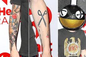 Celebrity Tattoos Miley Cyrus Ed Sheeran Rihanna More Get Inked Celebrity Tattoos Deadmau5 Tattoo Tattoos