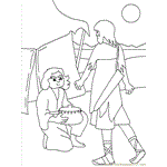 Preschool girls praised for neatness, for coloring inside the lines. Jacob And Esau Bible Coloring Pages For Kids Printable Free Download Coloringpages101 Com