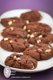 Cookies Au Chocolat Et Aux Pepites De Chocolat Blanc Recette Chocolat Blanc Recette Cookies Chocolat Cookies Chocolat