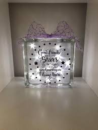 Good Friends Glass Light Block Light Up Gift Family Gift Glass Block Crafts Lighted Glass Blocks Decorative Glass Blocks