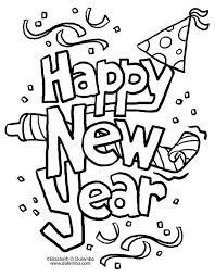 If your child loves interacting. Coloring Page New Year Coloring Pages New Year S Eve Crafts New Year Clipart