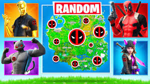 They're mainly found in named locations. Random Boss Deadpool Challenge Fortnite Arena Youtube