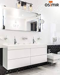 You must also pay attention to details such as the way the accent lighting. Osimir Bathroom Light Fixtures 21 Inch Farmhouse Bathroom Vanity Lights Over Mirror Dark Bronze Bath Wall Light Farmhouse Goals