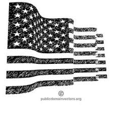 Black And White American Flag Vector Image Vector Graphics Of Wavy Flag Of The United States American Flag Wavy Flag Free Clip Art