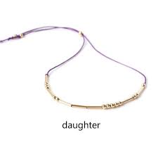Daughter Bracelet Morse Code Bracelet Daughter Morse Code Etsy In 2020 Morse Code Bracelet Daughter Jewelry Morse Code Necklace