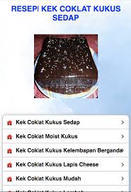 Kek yang sangat mudah dan senang untuk dihasilkan. Resepi Kek Coklat Kukus Sedap 2020 Android Apps Appagg