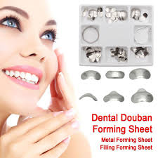 Cheap 100 Profile Metal Matrix Douban Forming Sheet Tooth Filling Dentist  Tools Dentistry Dental Matrix