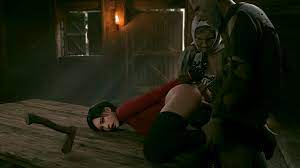 3d ada wong anal ganado rape resident evil resident evil 4 remake  threesome tied tomtam 