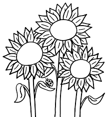 Coloring Page Flowers Flower Coloring Sheets Flower Drawing Flower Coloring Pages