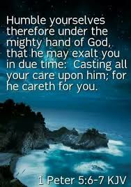 1 peter 5:6 therefore humble yourselves under the mighty hand of god, that he may exalt you at the proper time, (nasb: Take Heart God S Holy Word 1 Peter 5 6 7 Kjv Cast The First Stone