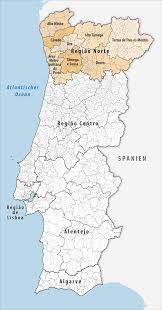 Karte portugal, landkarte, satellitenbilder und hybridansicht. Regiao Norte Portugal Wikipedia