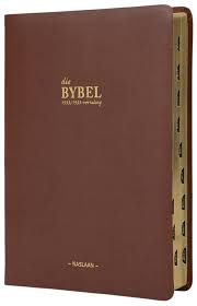 Afrikaans Bybel 1933 53 Groot Druk Bruin Verwerkte Leer The Bible Store