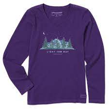 Worth paying a little more over other brands because they are made well. Women S Light The Way Long Sleeve Crusher Vee Life Is Good Official Site