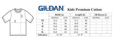 gildan youth shirt sizing chart rldm