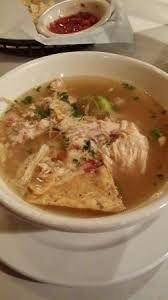 Serve, topped with crushed tortilla chips if desired. You Must Try A Bowl Of The Chicken Tortilla Soup Don T Get The Cup You Ll Hate Yourself Get Picture Of Cactus Flower Cafe Of Navarre Navarre Tripadvisor