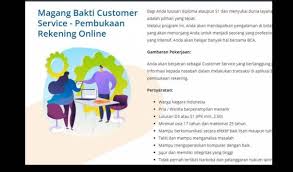 Maybe you would like to learn more about one of these? Program Magang Kerja Bakti Bca Lulusan D3 Dan S1 Silakan Mendaftar