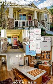 Plan 50172ph 3 Bed Bungalow House Plan With Attached Garage In 2021 Bungalow House Plans Ranch Style House Plans Bungalow Style House Plans