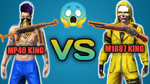 Hlw guys i'm new youtuber so guys. Mp40 King Vs M1887 King Mp40 Vs M1887 Fire Youtube