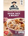 2,000 calories a day is used for general nutrition advice. Instant Oatmeal Apples Cinnamon Quaker Oats