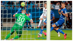 El psg comenzó perdiendo en troyes y sufriendo bastante. 0ipa6t6or1rgkm