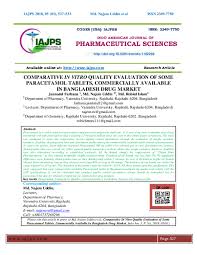 ৳ 20.63 tynol tablet 500 mg salton pharmaceuticals ltd. Pdf Comparative In Vitro Quality Evaluation Of Some Paracetamol Tablets Commercially Available In Bangladesh Drug Market Editor Iajps And Najem Uddin Academia Edu