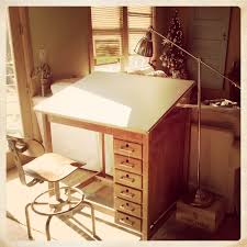 Pin By Chandler Guess On Delightful Decor Design Vintage Drafting Table Wood Drafting Table Art Desk