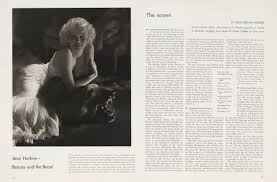 Jean Harlow — Beauty and the Beast | Vanity Fair | January 1935