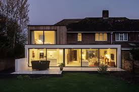 Glass House Extension And Conservatory Design Photo Of The Beckett House House Extension Design Flat Roof Extension House Extensions