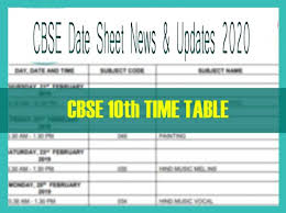 Get your digital marksheet on digilocker. Cbse New Exam Date 2020 Class 10th 12th Cbse Nic In Time Table In Pdf Jpp