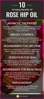 In order to prevent hair frizziness you can use rose oil to soften it. 10 Benefits Of Rosehip Oil The Acne Fighting And Anti Aging Oil Rosehip Oil Benefits Rosehip Oil Anti Aging Oils