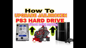 How To Upgrade Your Jailbroken Ps3 Hdd Hard Drive Without Losing Anything Youtube