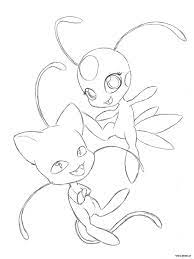 Maybe you would like to learn more about one of these? Coloring Pages Kwami Miraculous Ladybug And Cat Noir Print Free