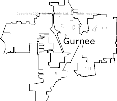 Detailed information on every zip code in gurnee. Gurnee Illinois Zip Code Boundary Map Il