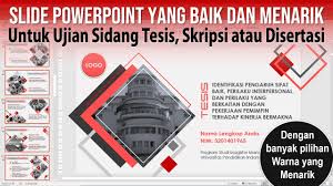 Maybe you would like to learn more about one of these? Contoh Slide Ppt Untuk Sidang Tesis Skripsi Disertasi Youtube