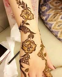 Beautiful Rose Henna Design Rose Mehndi Designs Latest Henna Designs Simple Henna Designs Hand