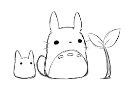 My Neighbour Totoro Tattoo Tumblr Kawaii Drawings Totoro Drawing Ghibli Art