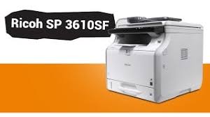 Տպիչ ricoh sp c252dn (407522) color laser a4. Ricoh Sp 3610sf Wideorecenzja Youtube