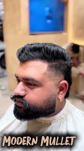 Modern Mullet Haircuts at Desi Barber Club Springfield