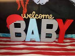 See more party ideas at catchmyparty.com! Baby Pirate Baby Shower Party Ideas Photo 3 Of 22 Baby Boy Shower Party Boy Baby Shower Themes Baby Shower Party Themes