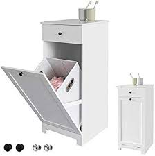 Sobuy Bzr21 W Wascheschrank Mit Ausklappbarem Waschesack Waschetruhe Wasches Badezimmer Aufbewahrungssysteme Korb Badezimmer Aufbewahrung Waschesammler Schrank