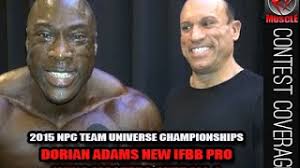 Dorian Adams Wins Masters Overall At The 2015 NPC Team Universe!