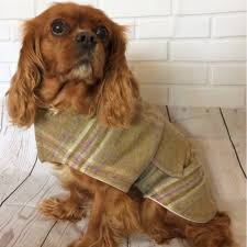 Minkeys Tweed Belle Tweed Dog Coat 2 Dog Coats Waterproof Dog Coats Dog Clothes